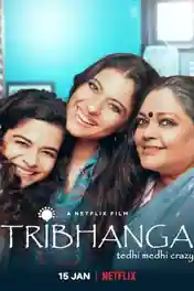 Tribhanga Tedhi Medhi Crazy 2021 WEB-DL 300MB Hindi 480p poster | Bolly4u Official