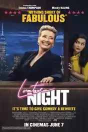 Late Night 2019 WEB-DL 300MB Hindi Dual Audio 480p poster | Bolly4u Official