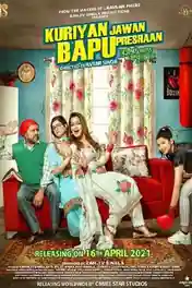 Kuriya Jawan Bapu Preshaan 2021 WEB-DL 350Mb Punjabi 480p poster | Bolly4u Official