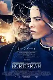 The Homesman 2014 BluRay 300Mb Hindi Dual Audio 480p poster | Bolly4u Official