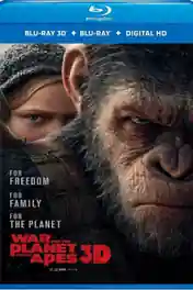 War For The Planet Of The Apes 2017 BRRip 450MB Hindi Dual Audio ORG 480p poster | Bolly4u Official