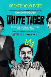 The White Tiger 2021 WEB-DL 350Mb Hindi Movie Download 480p poster | Bolly4u Official