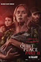A Quiet Place Part II 2021 HDRip 300Mb English 480p ESubs poster | Bolly4u Official