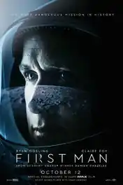 First Man 2018 HC HDRip 1.1GB English 720p poster | Bolly4u Official