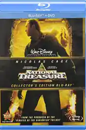 National Treasure 2004 BRRip 400MB Hindi Dual Audio 720p poster | Bolly4u Official