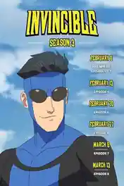 Invincible 2025 WEB-DL Hindi Dual Audio ORG S03 Complete Download 720p poster | Bolly4u Official