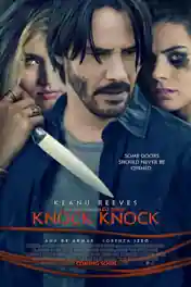 Knock Knock 2015 BRRip 300Mb Hindi Dual Audio 480p poster | Bolly4u Official