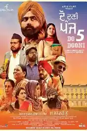 Do Dooni Panj 2019 HDTV 400Mb Punjabi Movie Download 480p poster | Bolly4u Official