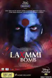 Laxmmi Bomb (Laxmii) 2020 WEB-DL 450Mb Hindi Movie Download 480p poster | Bolly4u Official