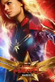 Captain Marvel 2019 HDCAM 800MB Hindi Dubbed 720p poster | Bolly4u Official
