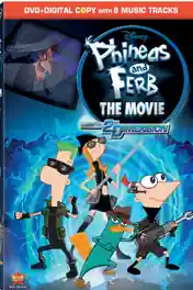 Phineas and Ferb the Movie Across the 2nd Dimension 2011 BRRip 550Mb Hindi Dual Audio 720p poster | Bolly4u Official