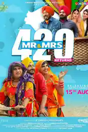 Mr & Mrs 420 Returns 2018 SDTV 650Mb Punjabi 720p poster | Bolly4u Official