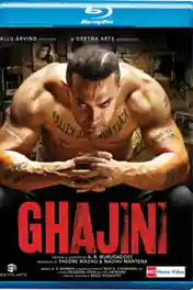 Ghajini 2008 BRRip 550MB Full Hindi Movie Download 480p poster | Bolly4u Official