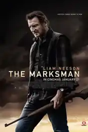 The Marksman 2021 HDCAM 900MB Hindi Dual Audio 720p poster | Bolly4u Official
