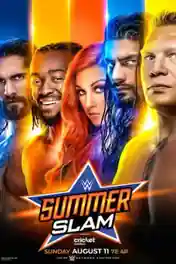 WWE Summer Slam 2019 PPV WEB-DL 480p 800MB poster | Bolly4u Official