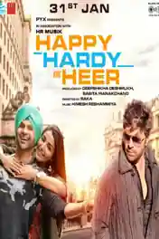 Happy Hardy and Heer 2020 Pre DVDRip 300Mb Hindi 480p poster | Bolly4u Official