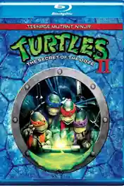 Teenage Mutant Ninja Turtles II The Secret Of The Ooze 1991 BRRip 300MB Hindi Dual Audio 480p poster | Bolly4u Official