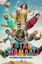Total Dhamaal 2019 WBERip 300MB Hindi 480p poster | Bolly4u Official
