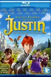 Justin and the Knights of Valour 2013 BRRip 400Mb Hindi Dual Audio 480p poster | Bolly4u Official