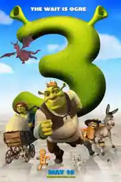 Shrek The Third 2007 BRRip 700MB Hindi Dual Audio 720p poster | Bolly4u Official