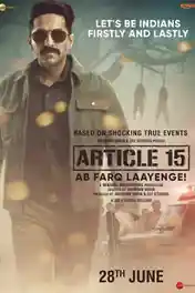 Article 15 2019 WEB-DL 900Mb Full Hindi Movie Download 720p poster | Bolly4u Official