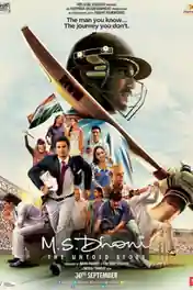 M S Dhoni The Untold Story 2016 BluRay 500MB Hindi Movie Download 480p poster | Bolly4u Official