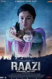 Raazi 2018 HDRip 400Mb Full Hindi Movie Download 480p poster | Bolly4u Official