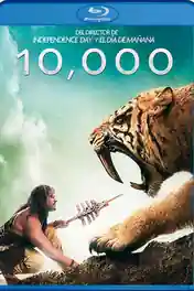 10,000 BC 2008 BRRip 900MB Hindi Dual Audio 720p poster | Bolly4u Official