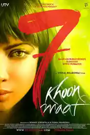 7 Khoon Maaf 2011 HDRip 400MB Full Hindi Movie Download 480p poster | Bolly4u Official