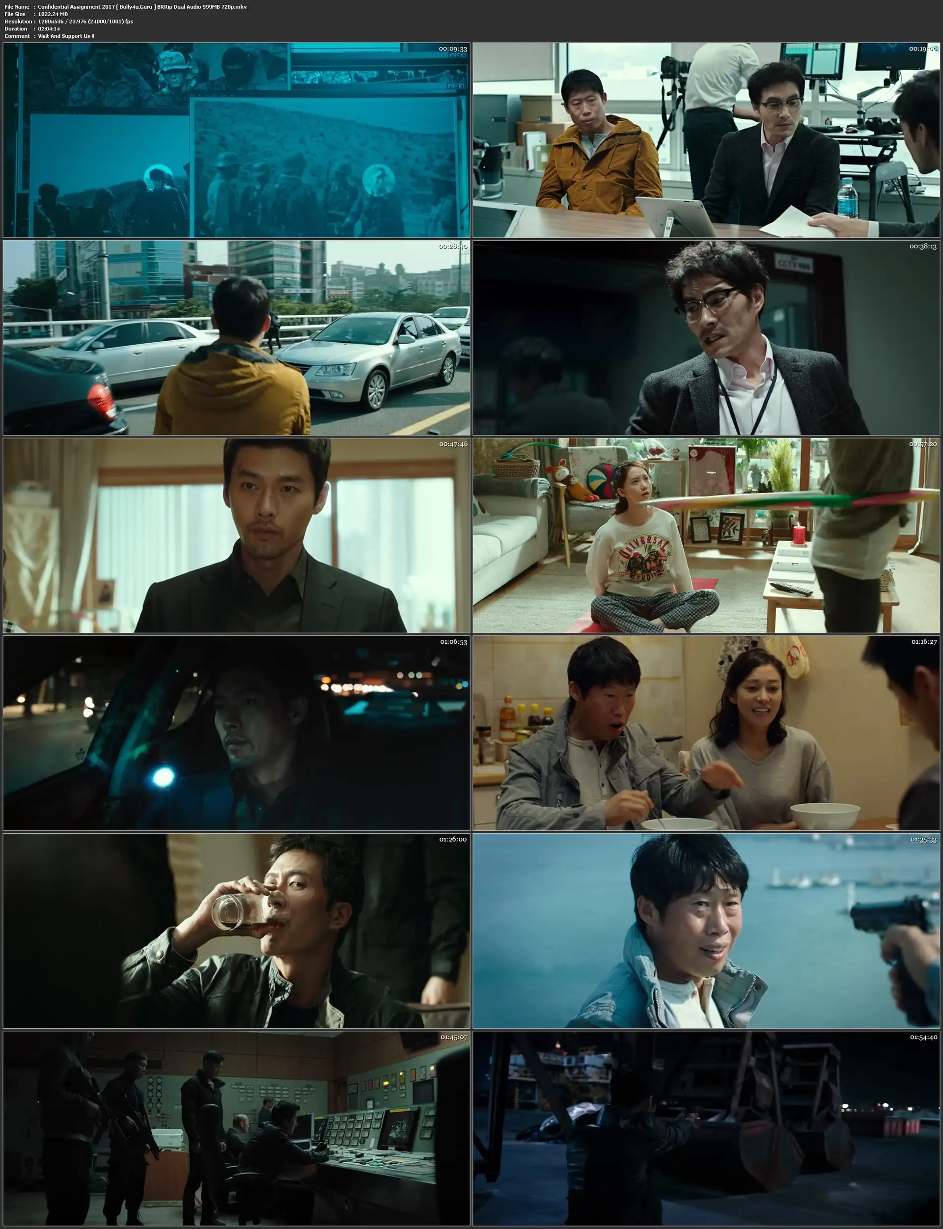 Confidential Assignment 2017 BRRip 999MB Hindi Dual Audio 720p Download