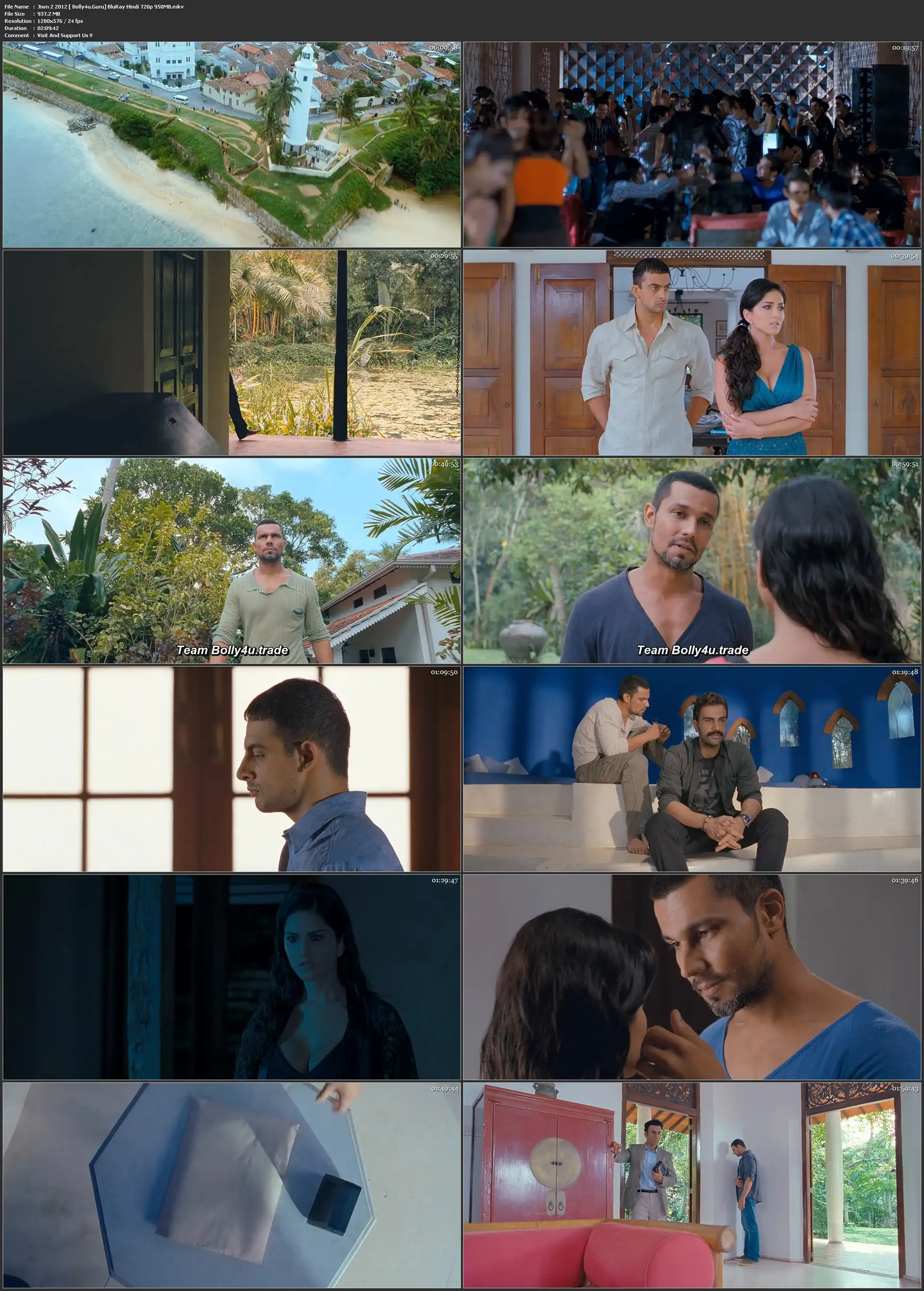 Jism 2 2012 BluRay 300Mb Hindi 480p download
