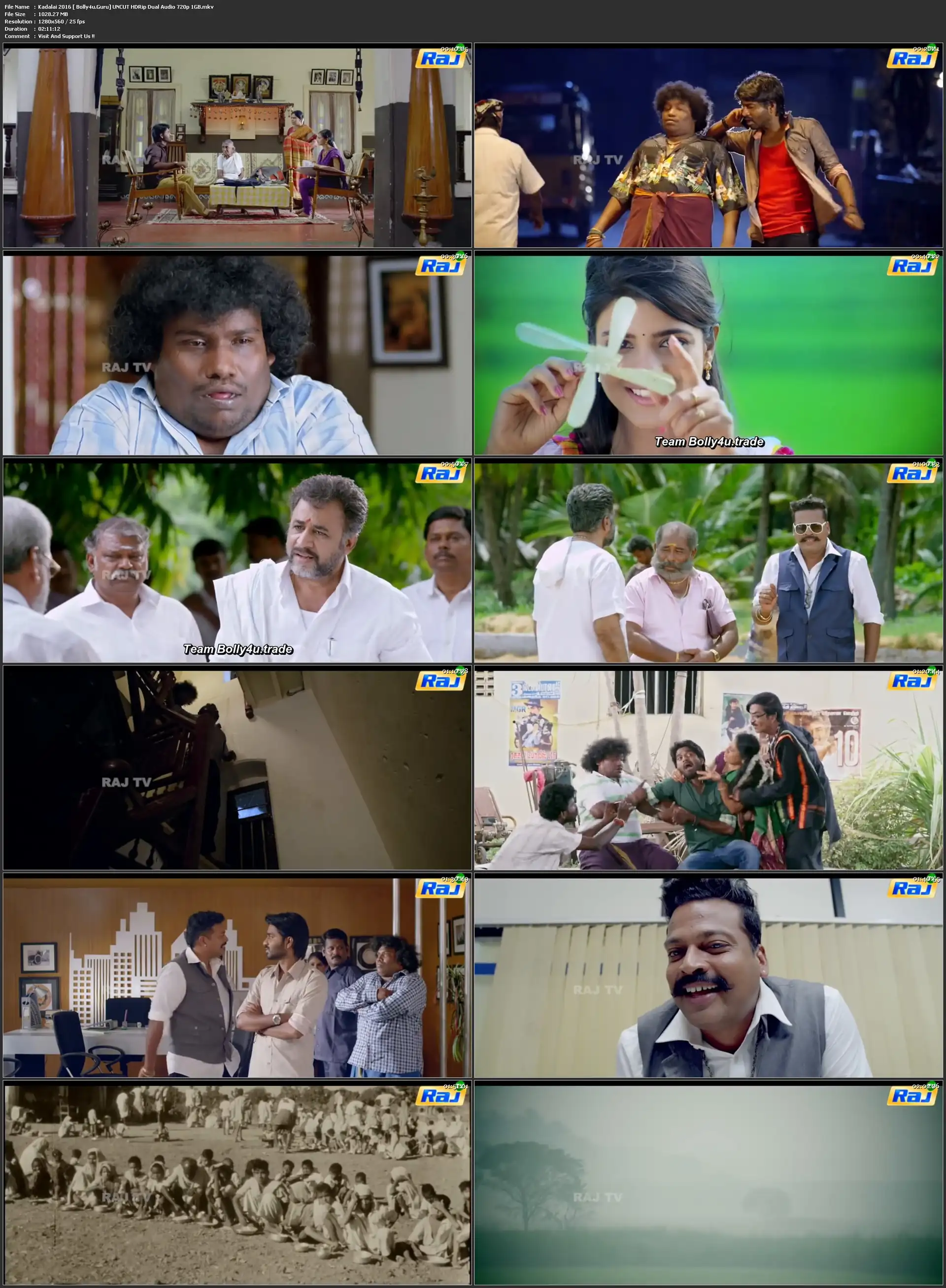 Kadalai 2016 HDRip 400MB UNCUT Hindi Dual Audio 480p Download