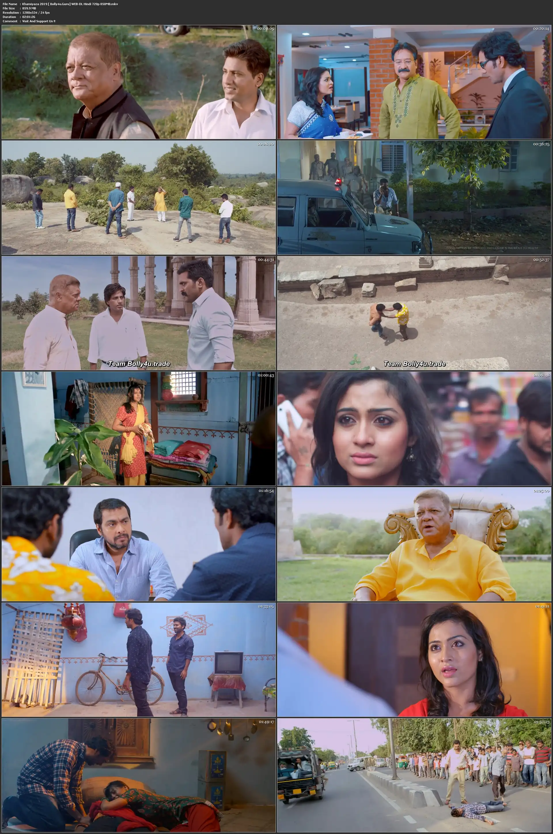 Khamiyaza 2019 WEB-DL 300Mb Hindi 480p ESub Download