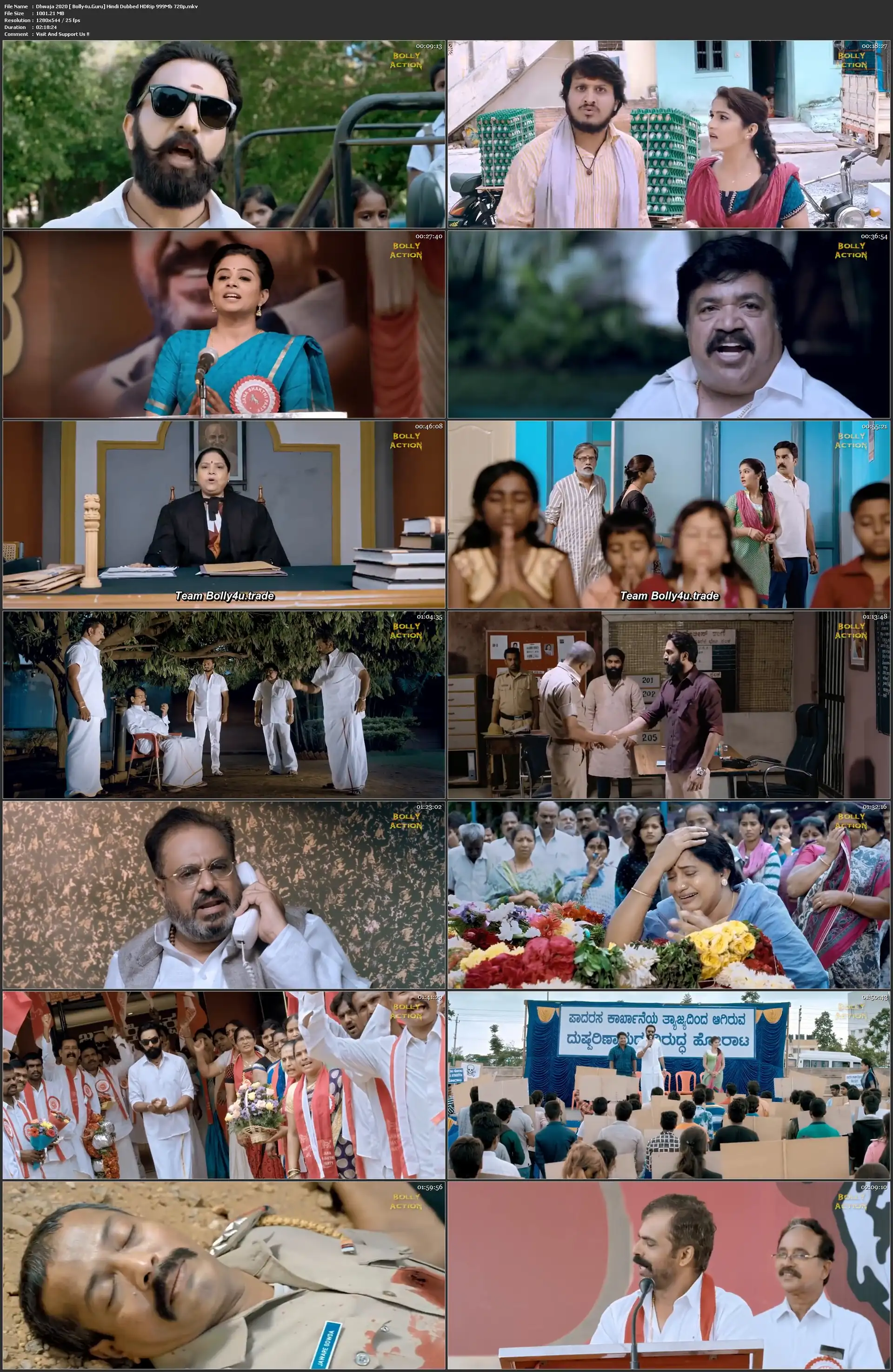 Dhwaja 2020 HDRip 400Mb Hindi Dubbed 480p download