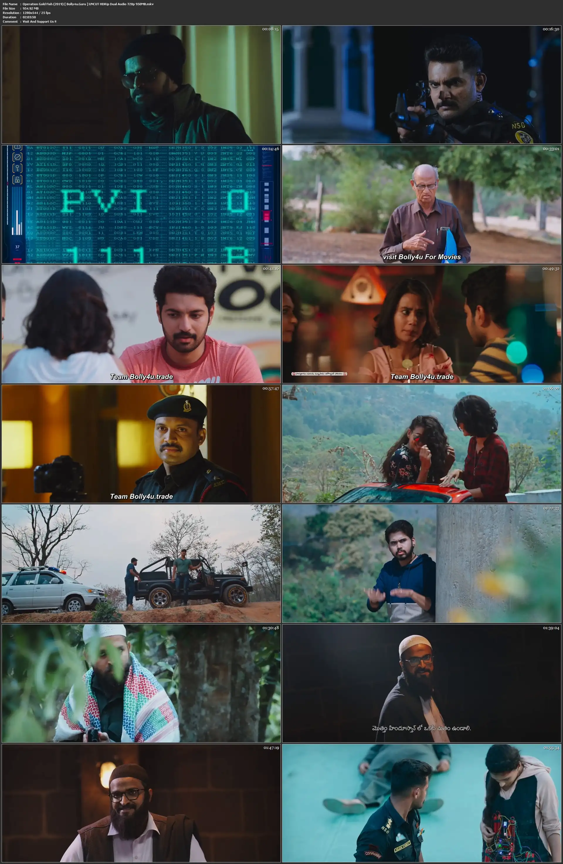 Operation Gold Fish 2019 HDRip 950MB UNCUT Hindi Dual Audio 720p Download