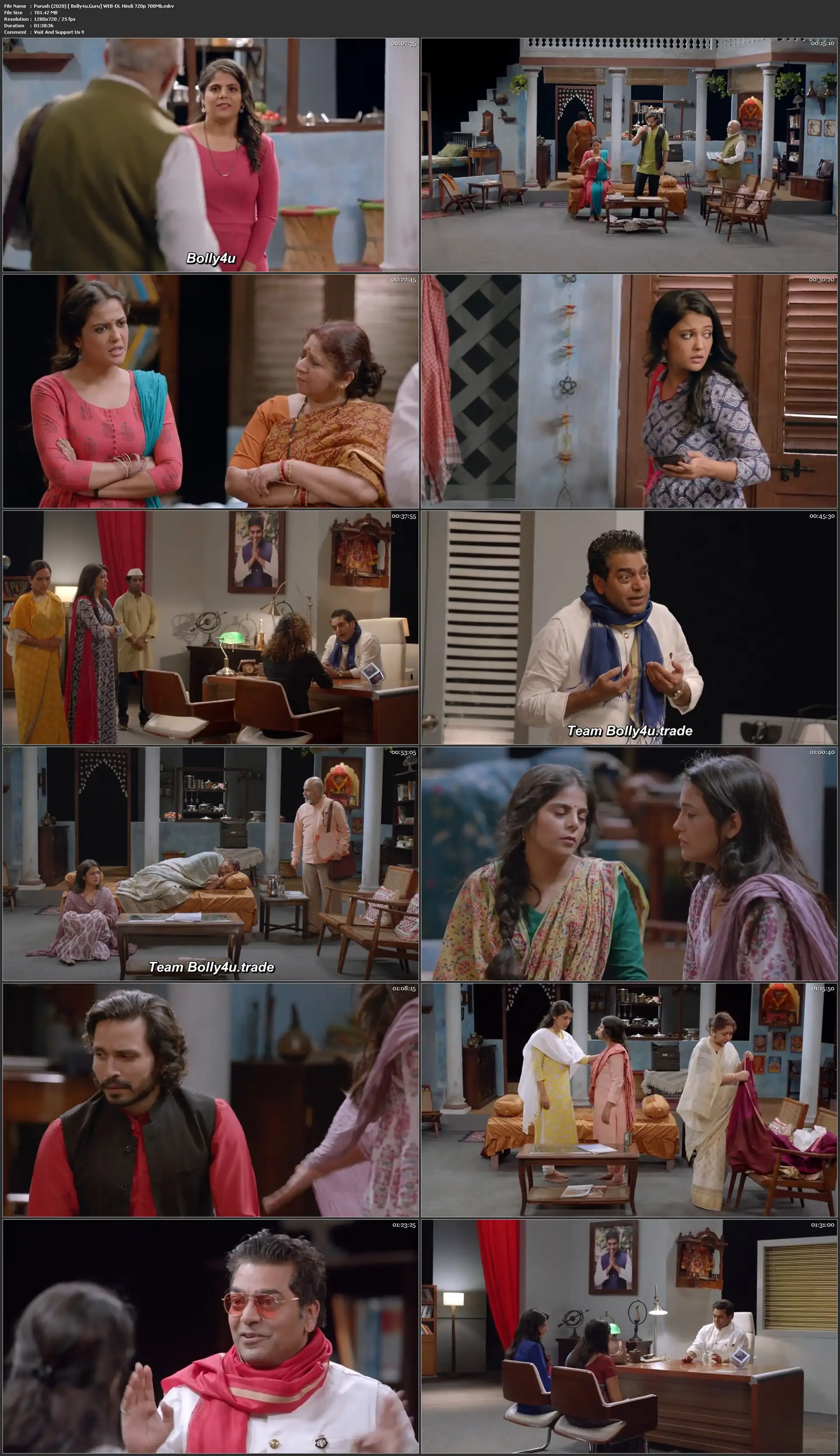 Purush 2020 WEB-DL 700Mb Hindi 720p download