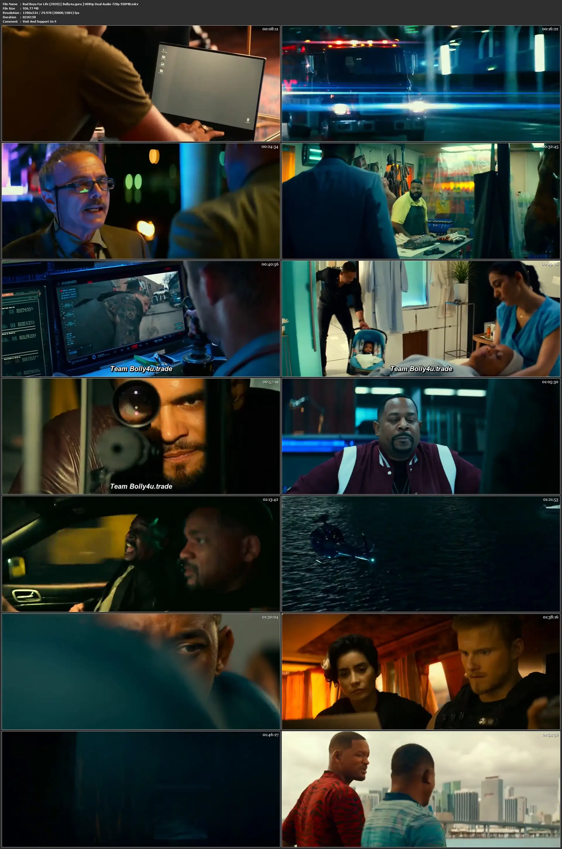 Bad Boys For Life 2020 HDRip 400Mb Hindi Dual Audio 480p Download