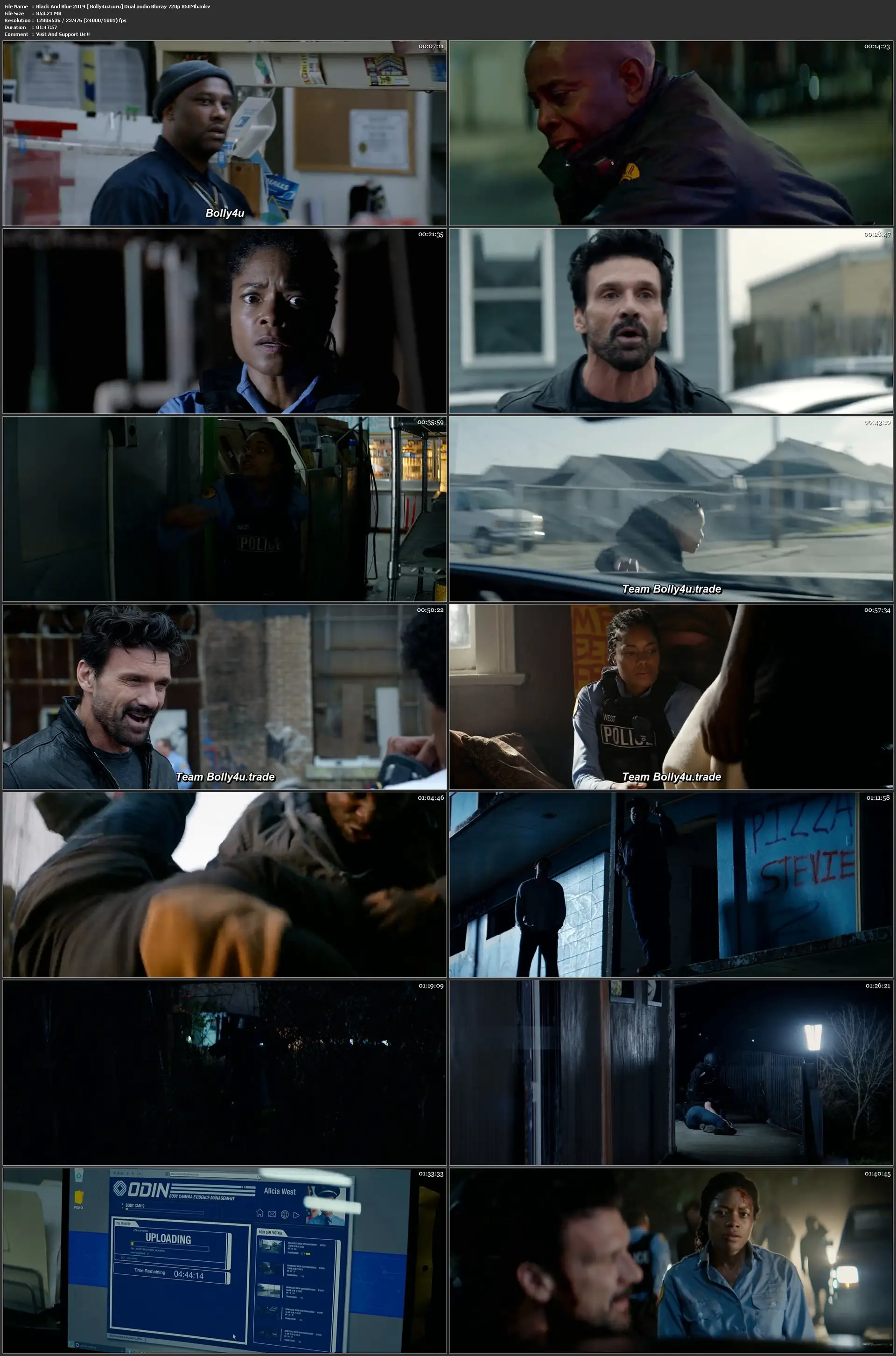 Black And Blue 2019 BluRay 400Mb Hindi Dual Audio 480p Download