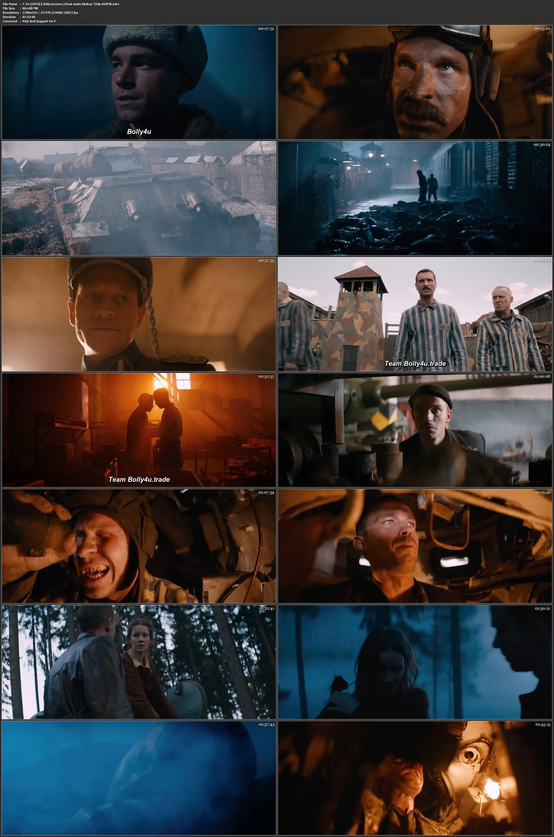 T-34 2019 WEB-DL 850Mb Hindi Dual Audio 720p Download