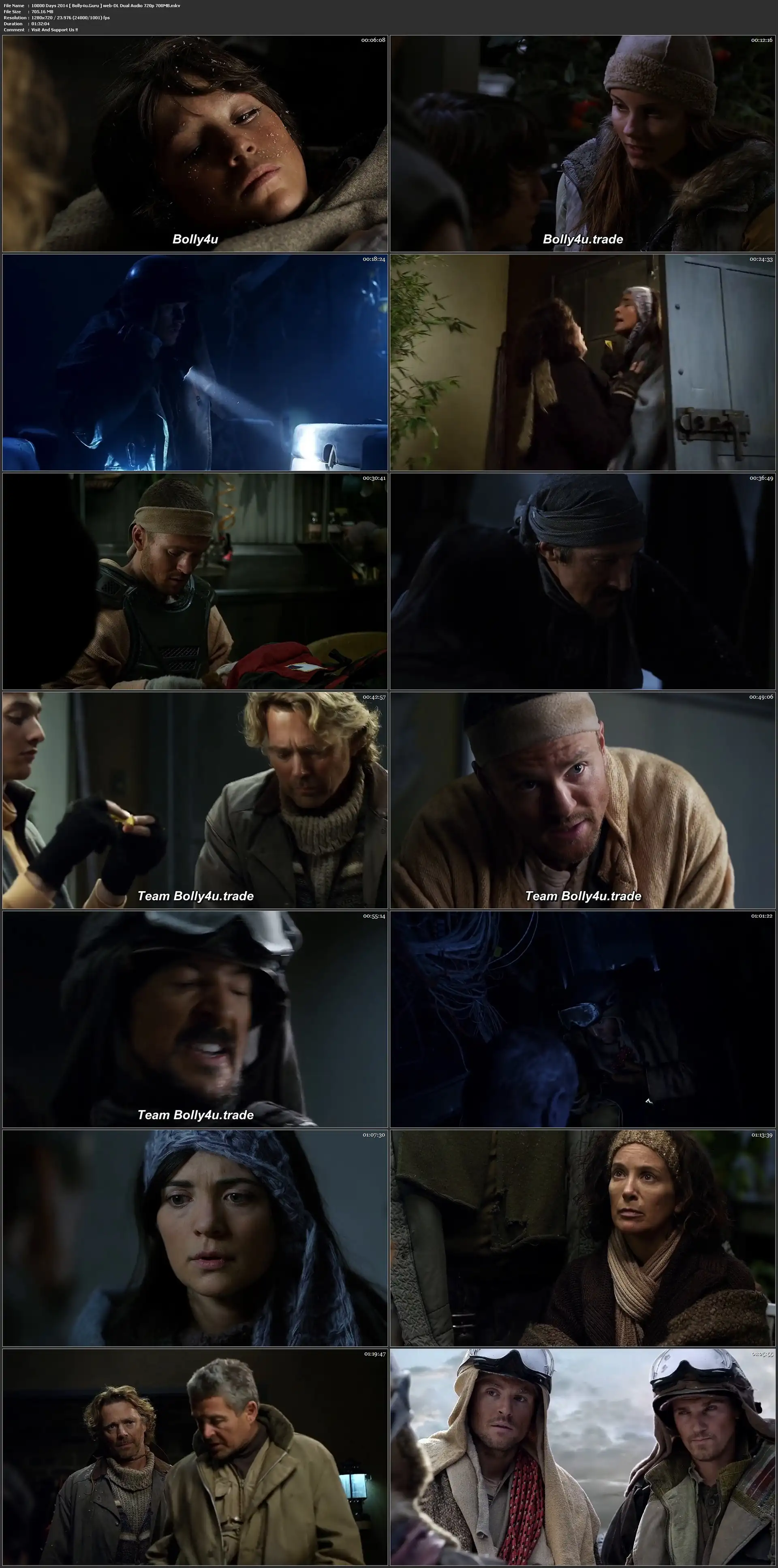 10000 Days 2014 WEB-DL 700Mb Hindi Dual Audio 720p Download