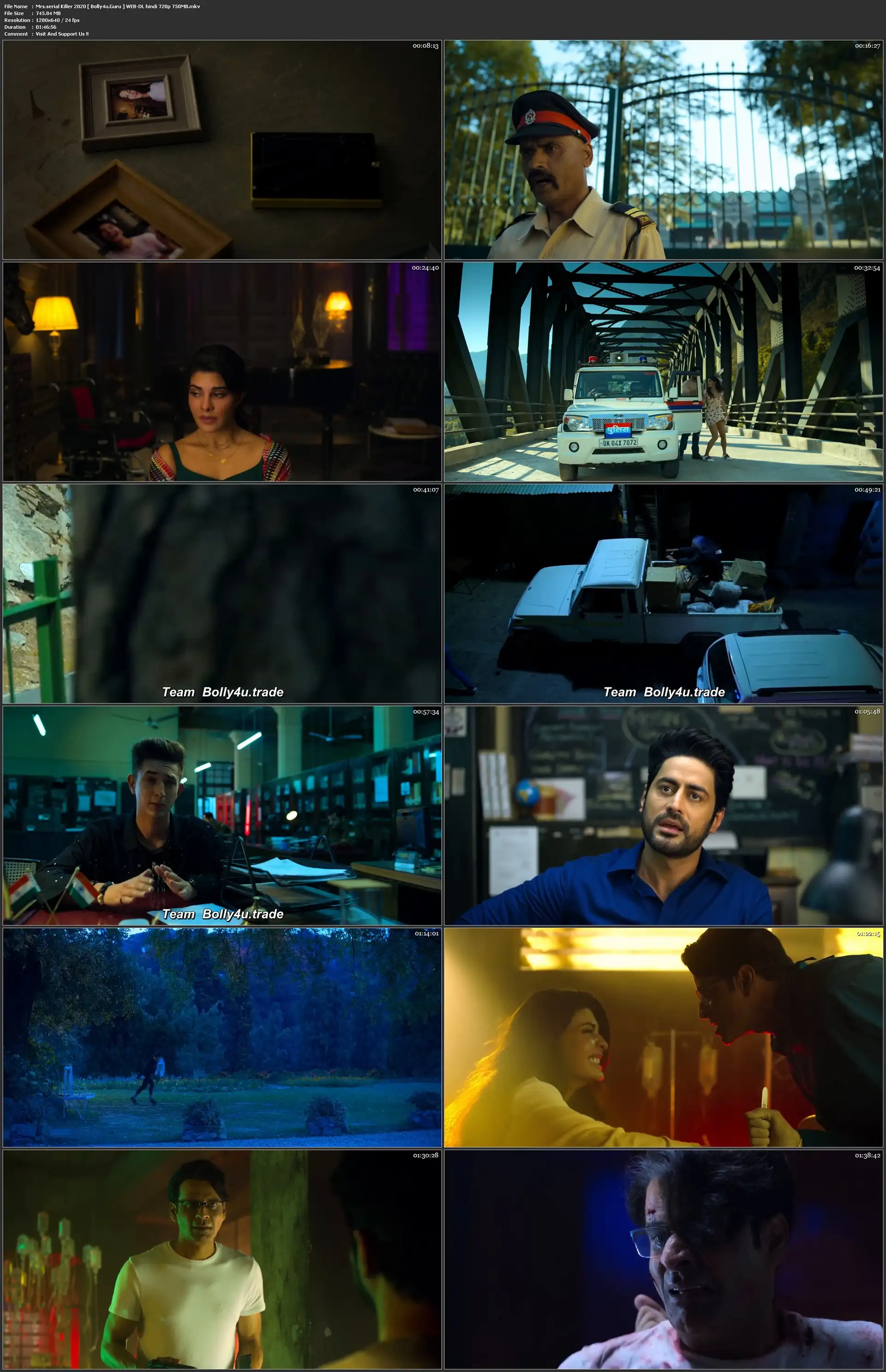 Mrs Serial Killer 2020 WEB-DL 750MB Full Hindi Movie Download 720p