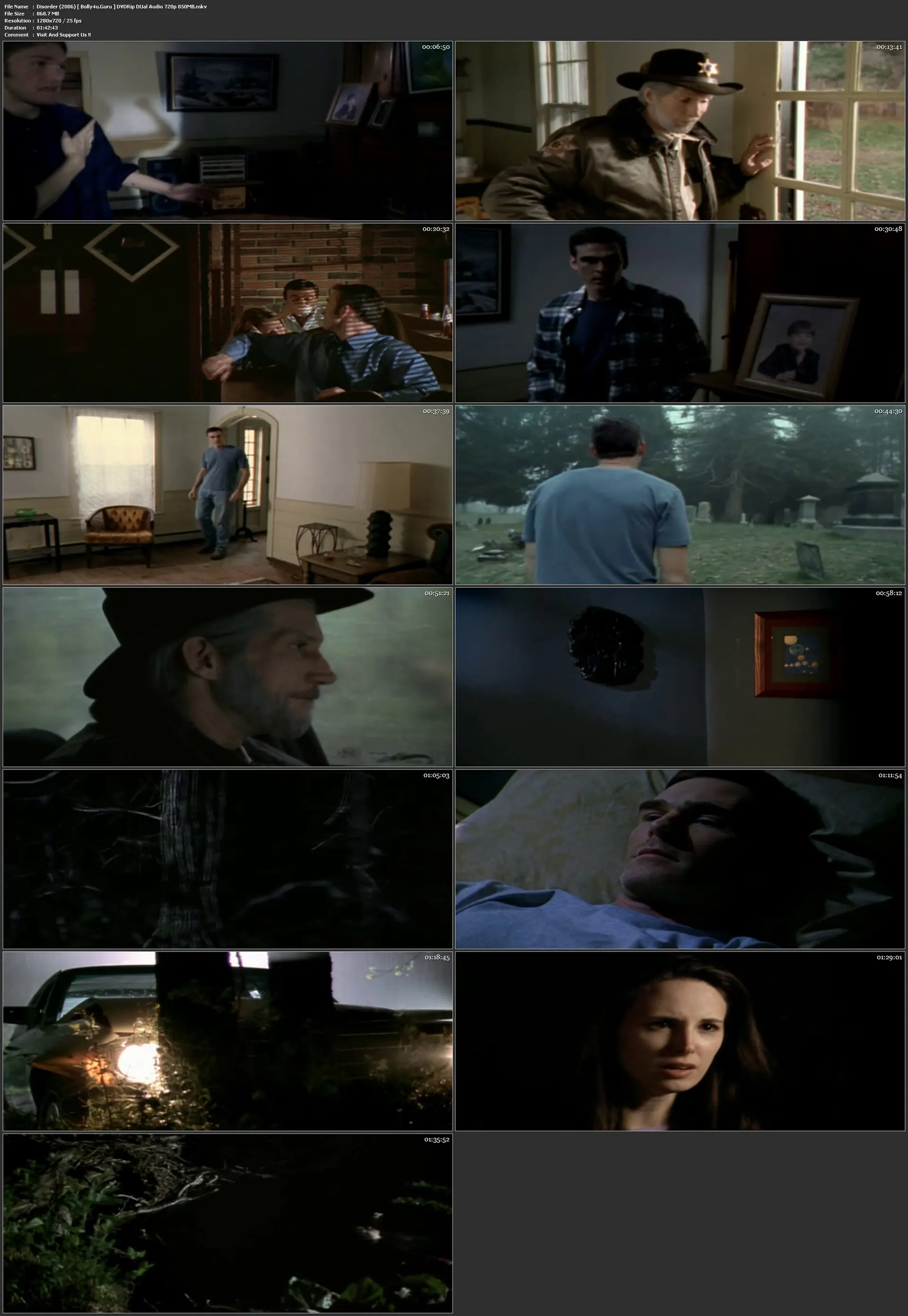 Disorder 2006 DVDRip 300Mb Hindi Dual Audio 480p Download