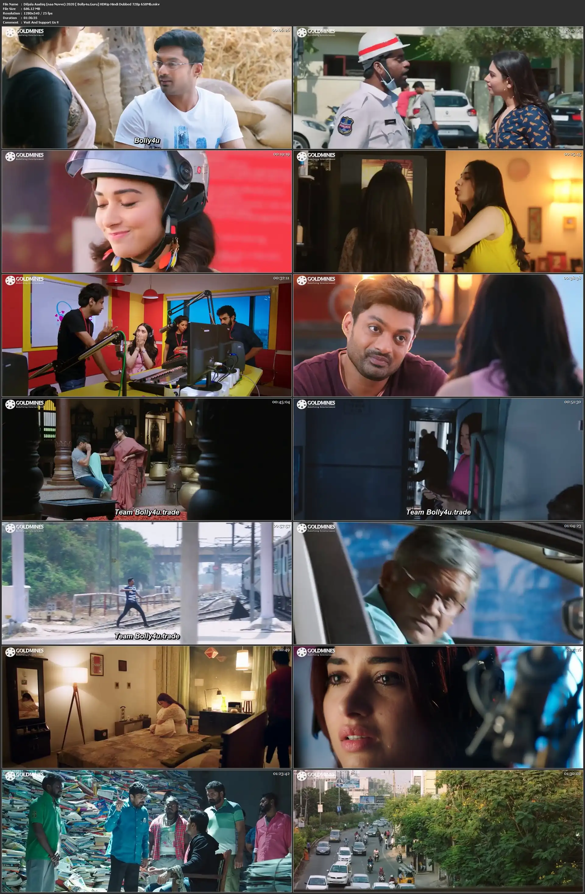 Diljala Aashiq 2020 HDRip 300Mb Hindi Dubbed 480p Download