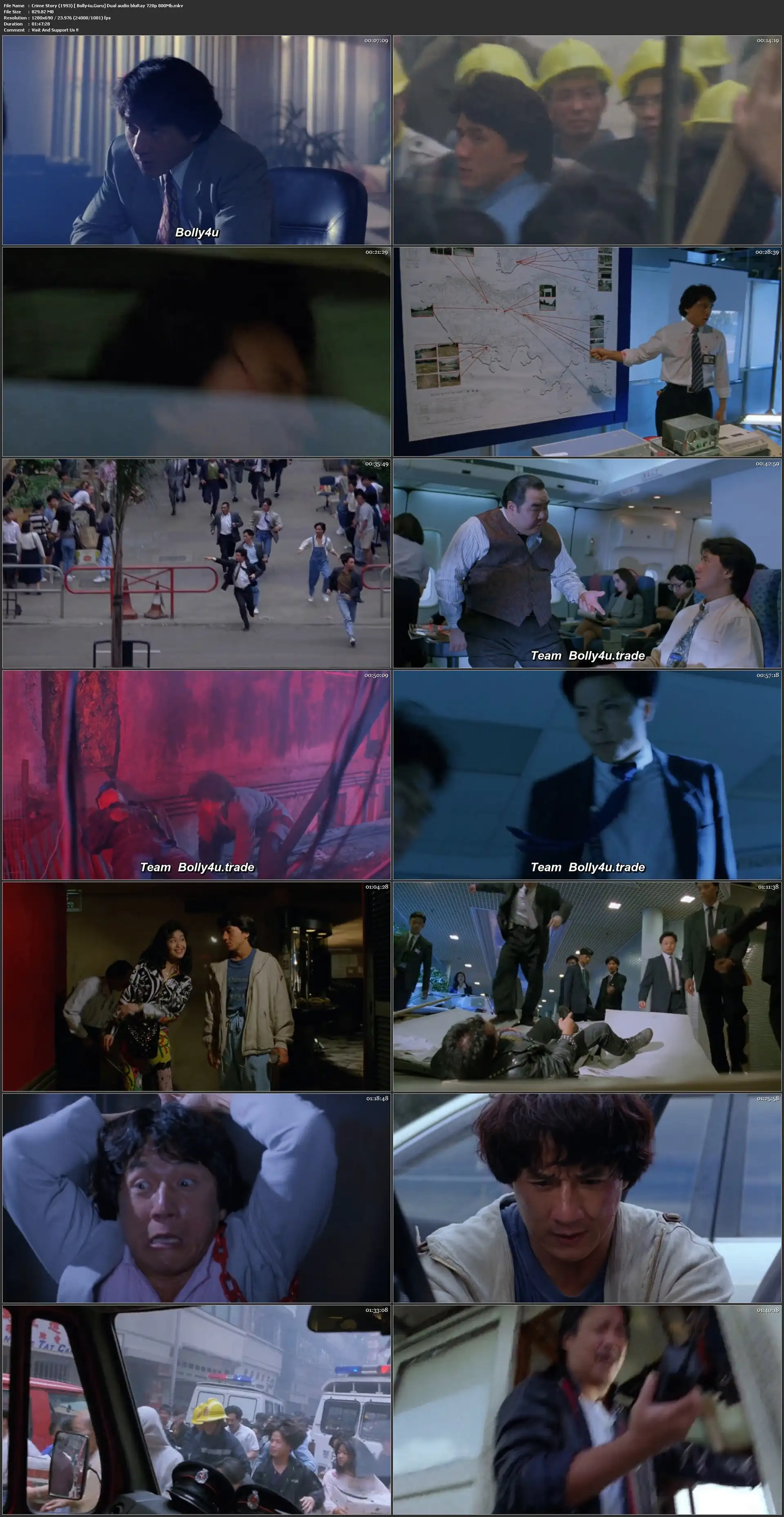 Crime Story 1993 BluRay 300Mb Hindi Dual Audio 480p Download
