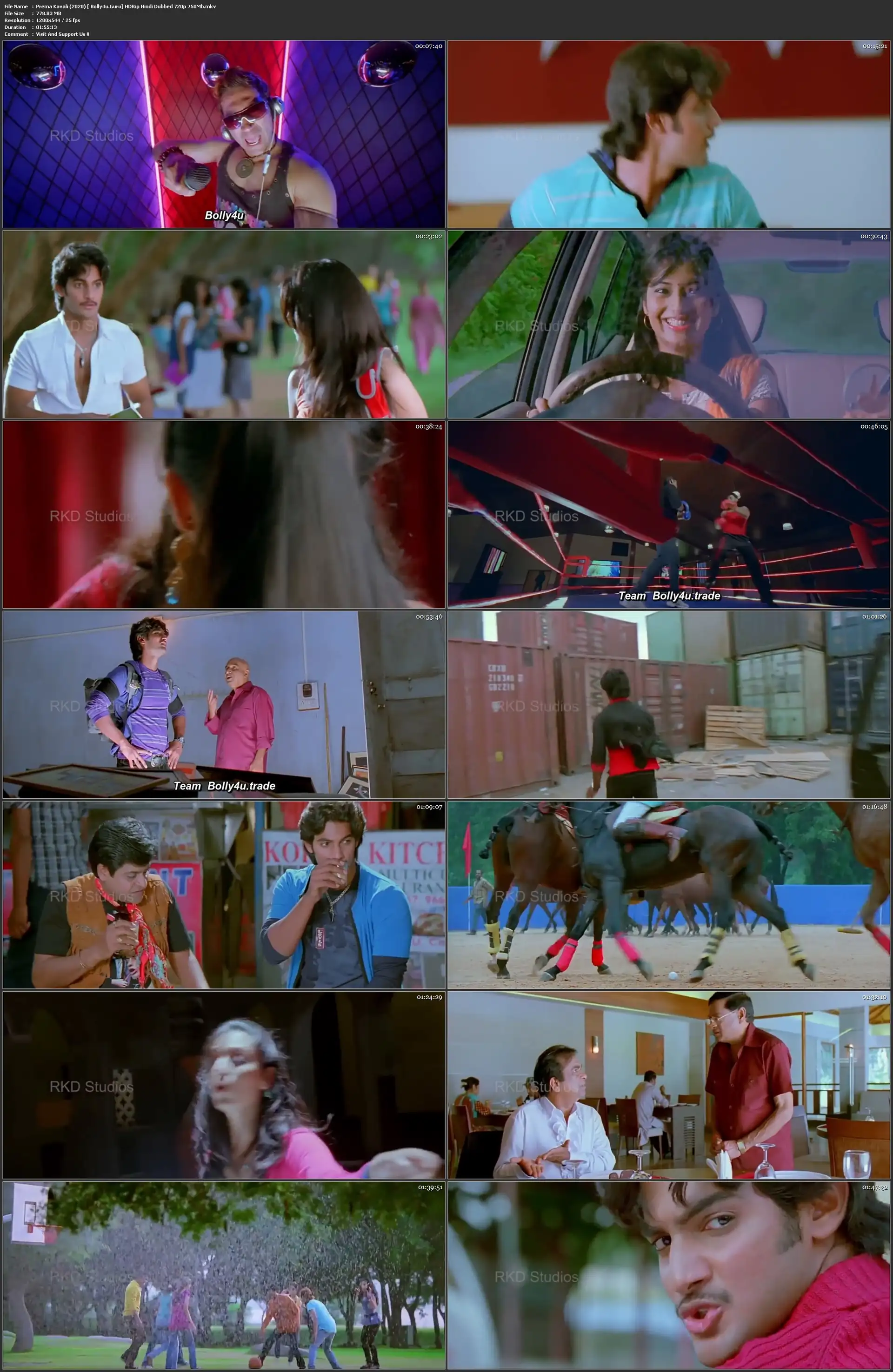 Prema Kavali 2020 HDRip 300Mb Hindi Dubbed 480p Download