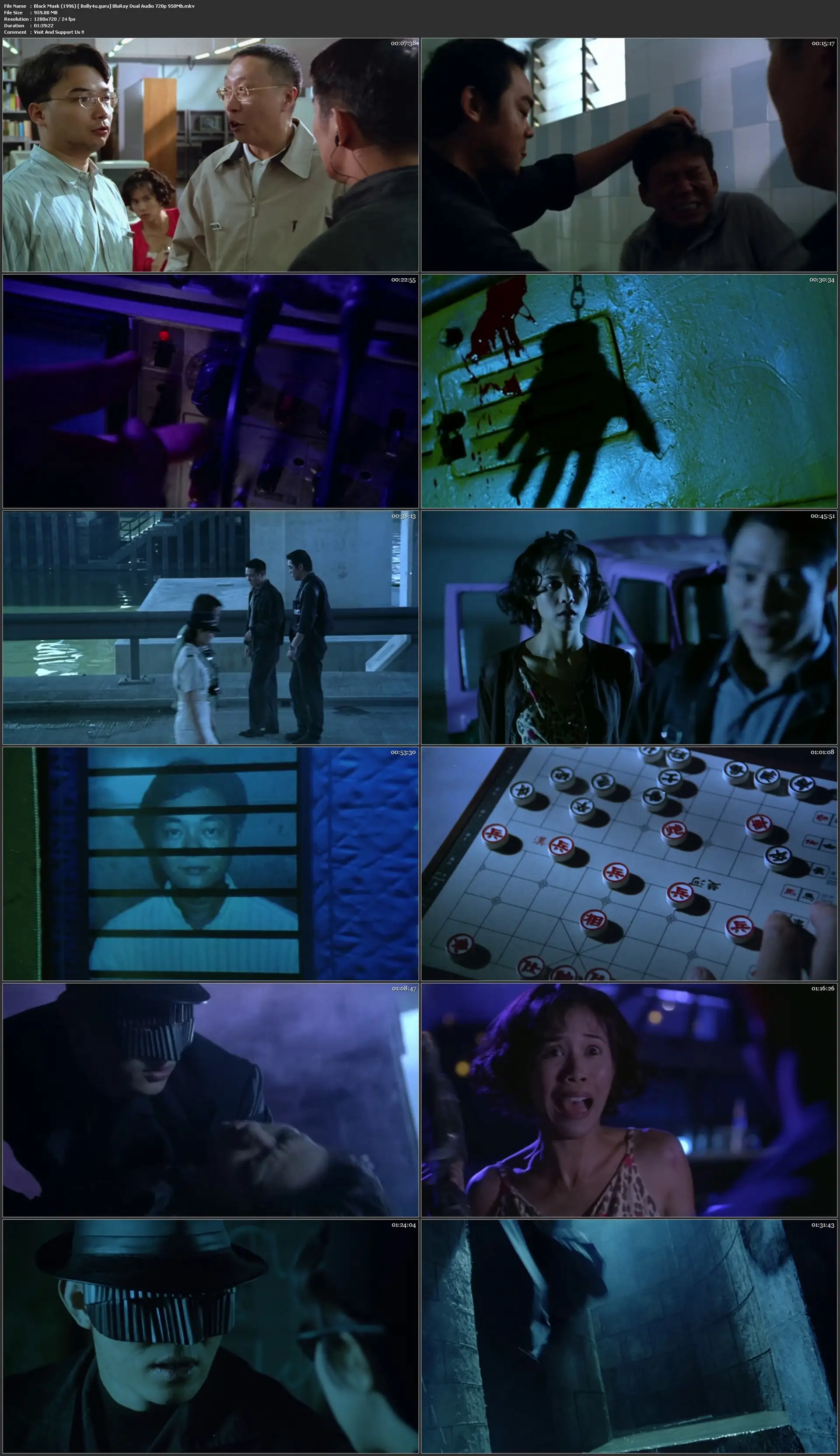 Black Mask 1996 BluRay 300Mb Hindi Dual Audio 480p Download
