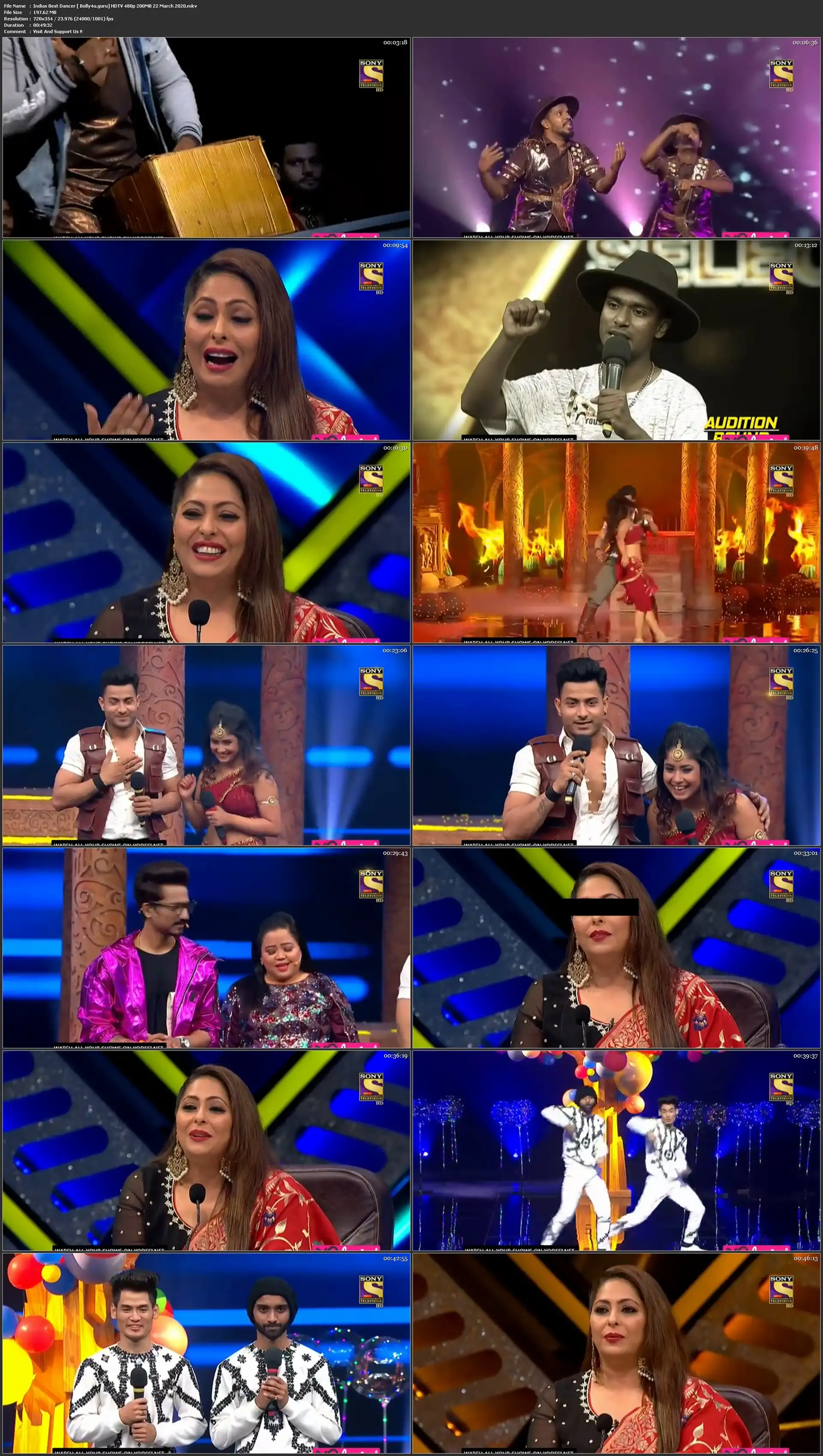Indias Best Dancer HDTV 480p 200MB 22 March 2020 Download Indias Best Dancer HDTV 480p 200MB 22 March 2020 Download