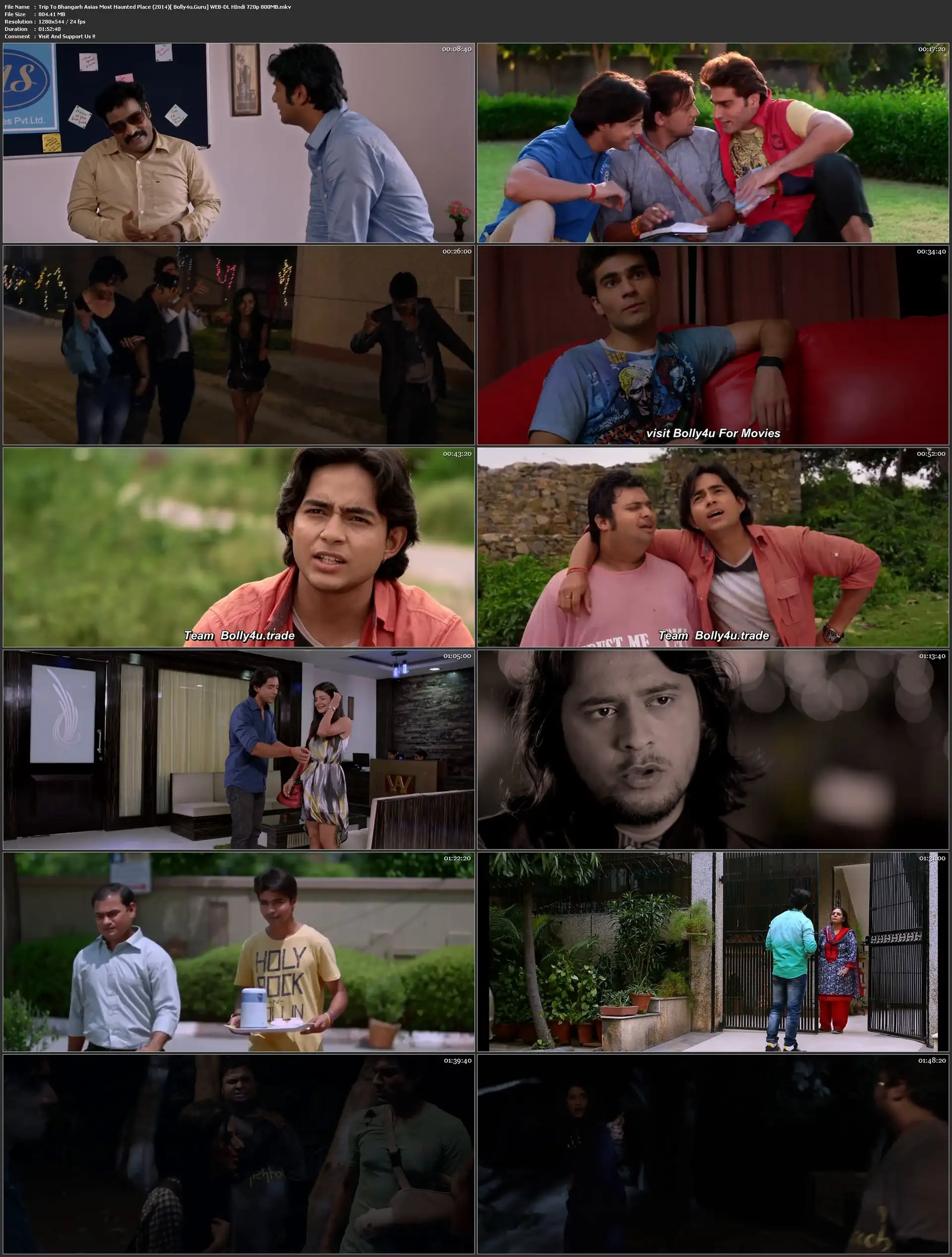 Trip To Bhangarh Asias Most Haunted Place 2014 WEB-DL 800Mb Hindi 720p Download