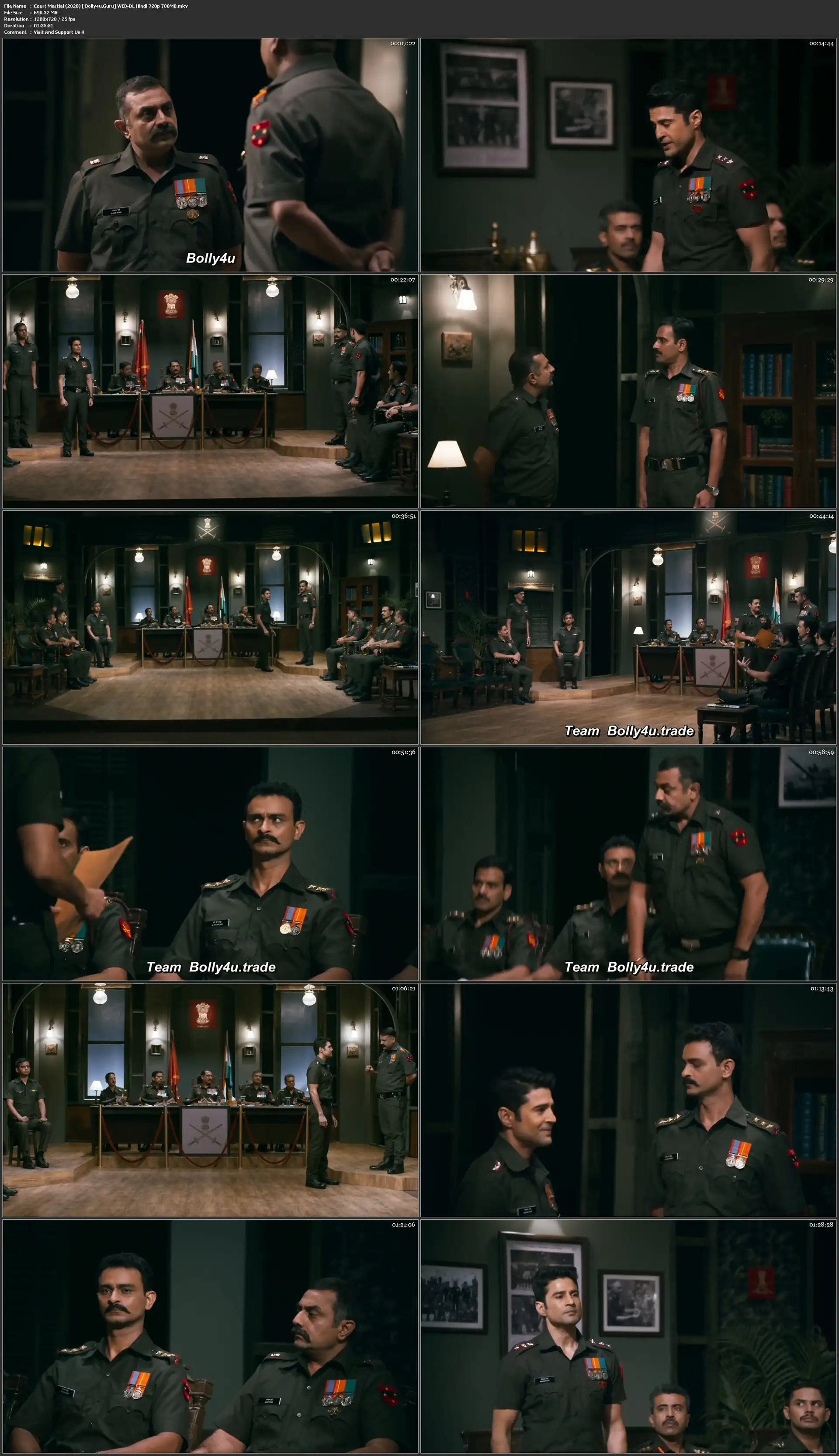 Court Martial 2020 WEB-DL 700MB Hindi 720p Download