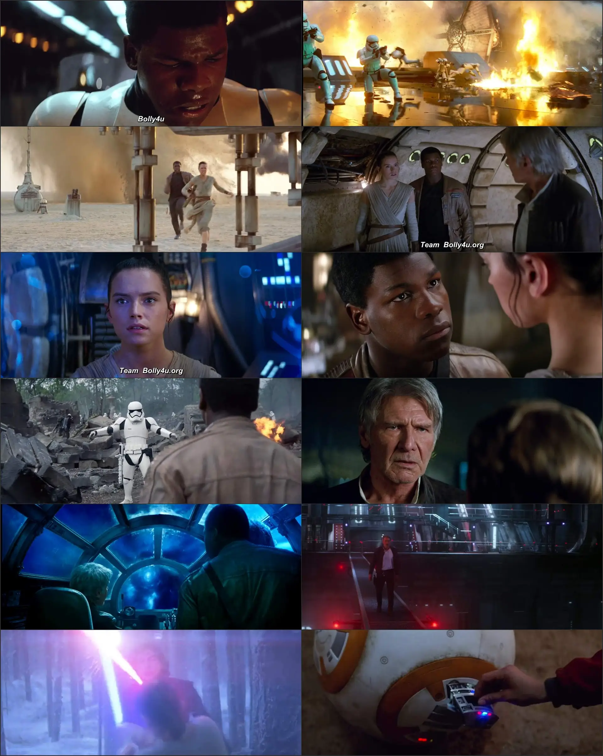 Star Wars Episode VII The Force Awakens 2015 BluRay Hindi Dual Audio Full Movie Download 1080p  720p  480p